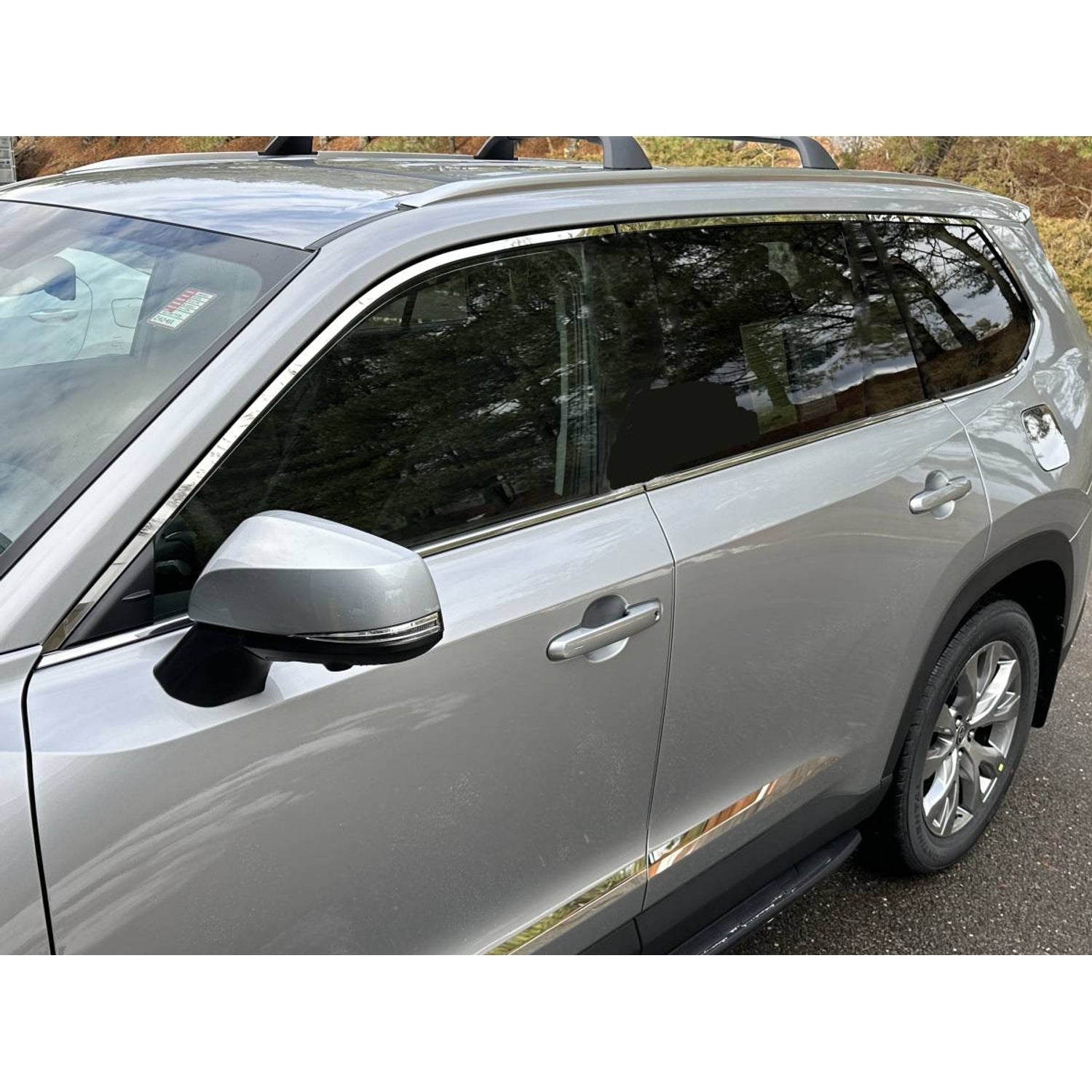 6pc Stainless Steel Window Trim <br>2024 Toyota Grand Highlander