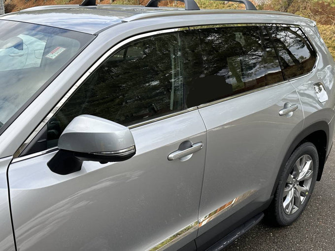 6pc Stainless Steel Window Trim <br>2024 Toyota Grand Highlander