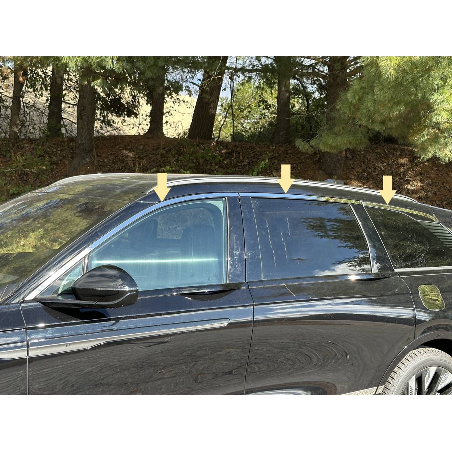 64Pc Stainless Steel Window Trim <br>24-25 Lincoln Nautilus