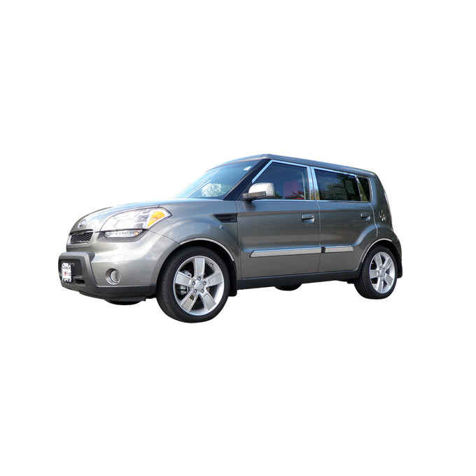 4pcs Stainless Steel Wheel Well Accent Trim<br>10-13 Kia Soul