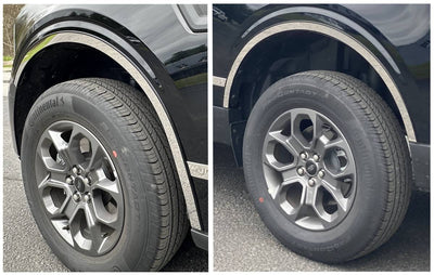 4Pc Stainless Steel Wheel Well Trim <br>22-24 Ford Maverick