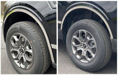 4Pc Stainless Steel Wheel Well Trim <br>22-24 Ford Maverick
