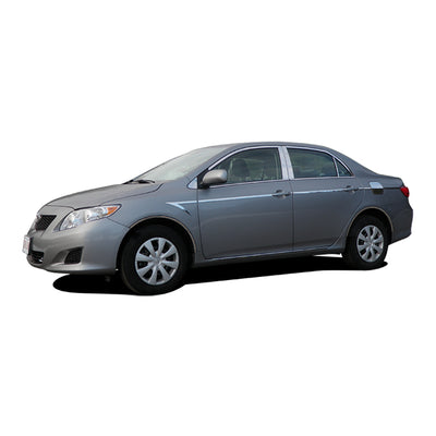4pcs Stainless Steel Window Sill Trim Set<br>09-13 Toyota Corolla