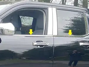 4Pc Stainless Steel Window Sill Trim <br>22-24 Ford Maverick