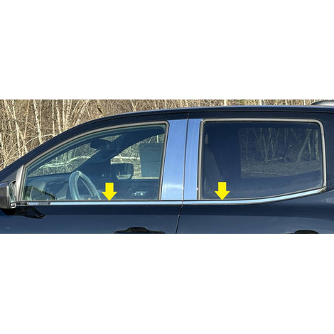 4Pc Stainless Steel Window Sill Trim <br>23-24 Chevy Colorado