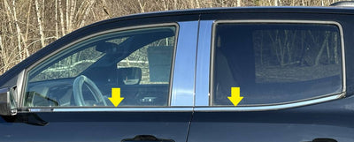 4Pc Stainless Steel Window Sill Trim <br>23-24 Chevy Colorado