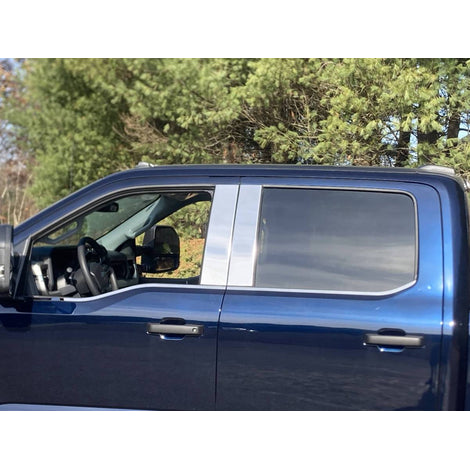 4Pc Stainless Steel Window Sill Trim <br>23-24 Ford Super Duty