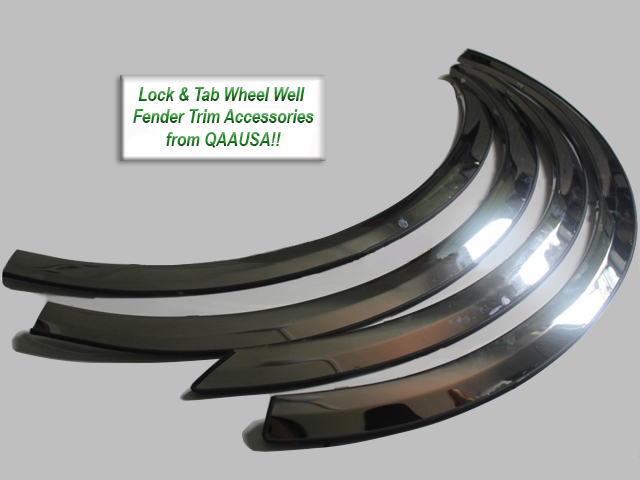 4Pc Stainless Steel Fender Trim Short-Style <br>88-98 Chevy Silverado, C/K 1500