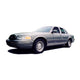 4pcs Stainless Steel Wheel Well Fender Trim Molding<br>92-97 Ford Crown Victoria Mercury Grand Marquis