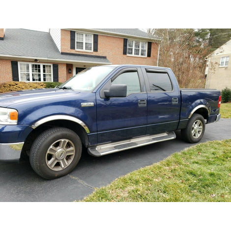 4Pc Stainless Steel Fender Trim <br>04-08 Ford F-150