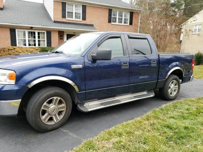 4Pc Stainless Steel Fender Trim <br>04-08 Ford F-150