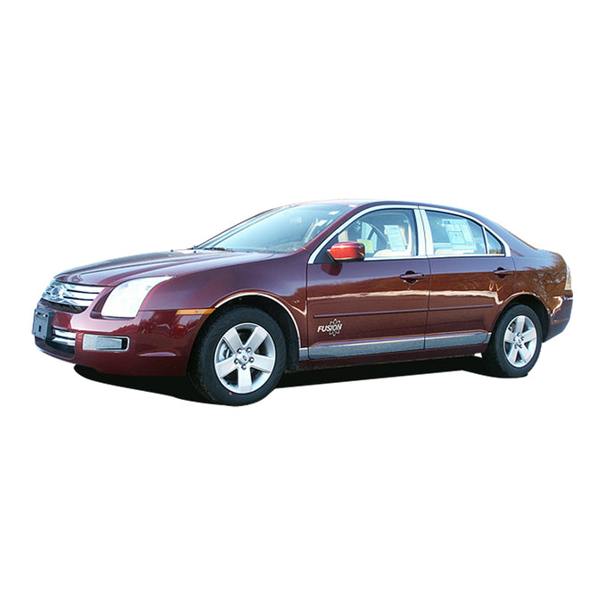 4pcs Stainless Steel Wheel Well Fender Trim Molding<br>06-09 Ford Fusion, 06-12 Lincoln MKZ