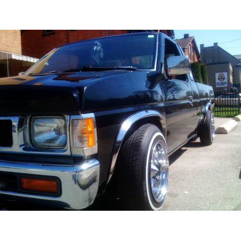 4Pc Stainless Steel Fender Trim <br>86-97 Nissan Hardbody