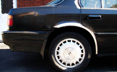 4Pc Stainless Steel Wheel Well Trim <br>98-02 Honda Accord