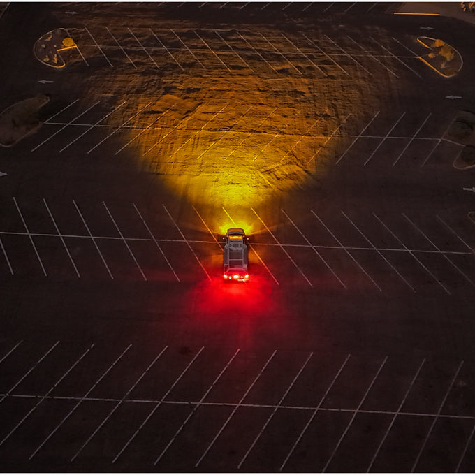 Quatro 4in. Offroad Amber LED Lights