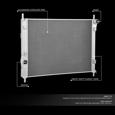 3-Row Performance Aluminum Radiator<br>15-23 Ford Mustang