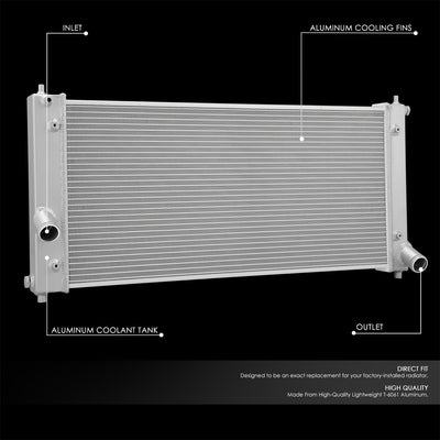 2-Row Performance Aluminum Radiator<br>00-05 Toyota Celica