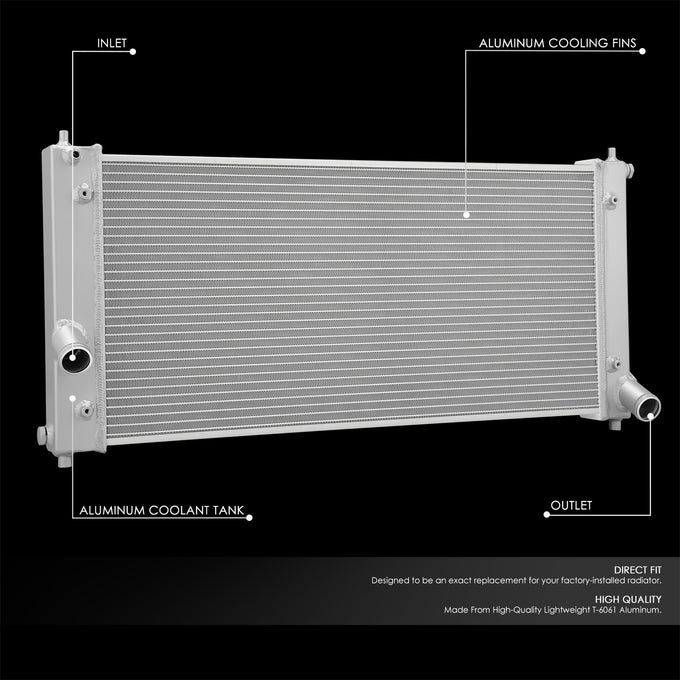 2-Row Performance Aluminum Radiator<br>00-05 Toyota Celica