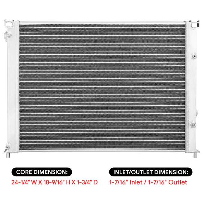 1-Row Performance Aluminum Radiator<br>05-08 Chrysler 300, 06-08 Dodge Charger, 05-08 Magnum