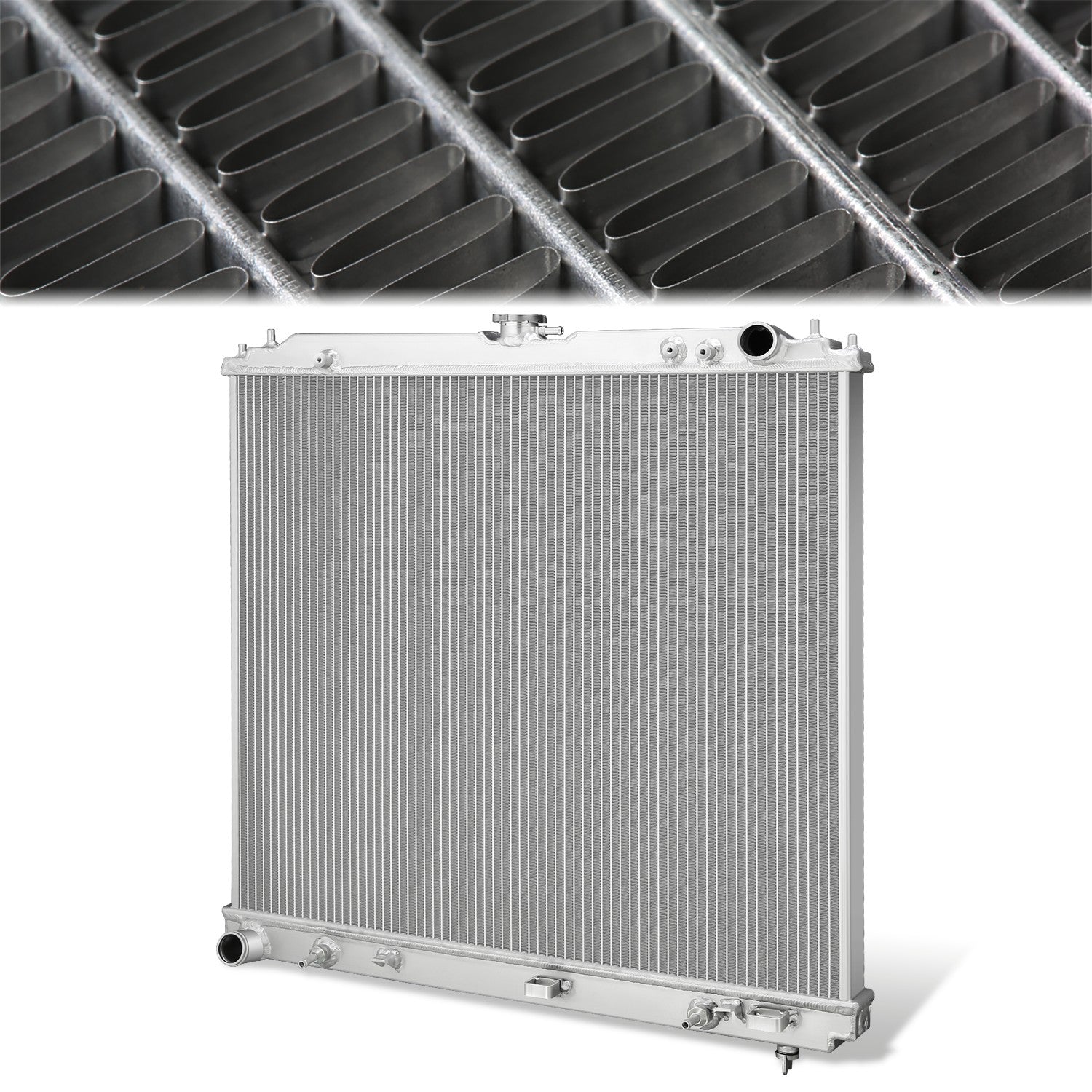 2-Row Performance Aluminum Radiator<br>05-19 Nissan Frontier, 05-12 Pathfinder, 05-15 Xterra