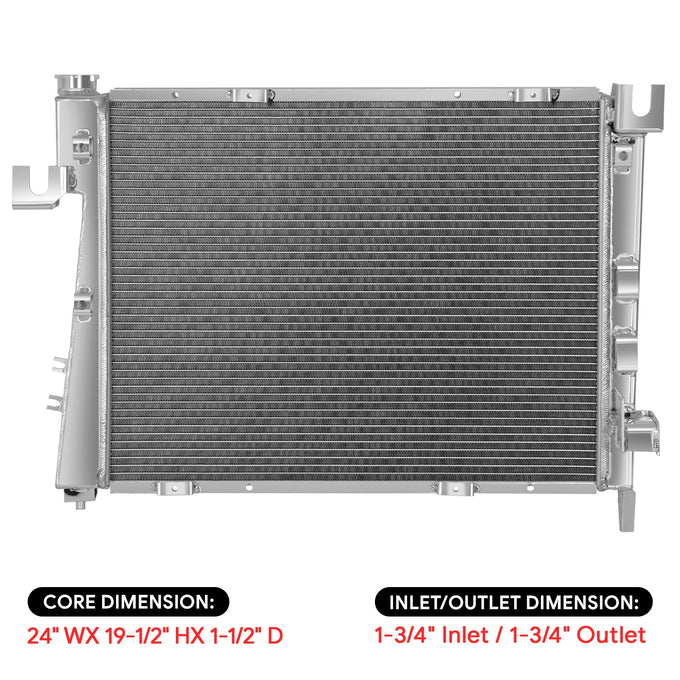 Perfoemance 3-Row Core Full Aluminum Radiator <br> 04-09 Dodge Ram 1500 2500 3500