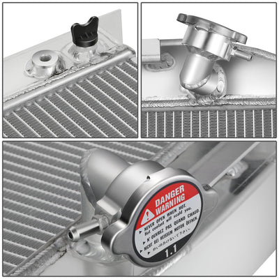 3 Row Heavy Duty Aluminum Radiator w/ TOC <br>Ford Low-Boy with Chevy GMC Engine