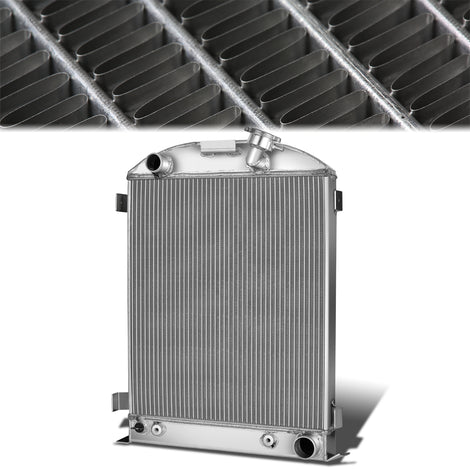 3 Row Heavy Duty Aluminum Radiator w/ TOC <br>Ford Low-Boy with Chevy GMC Engine
