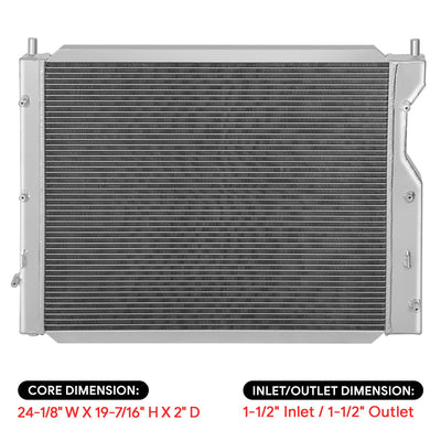 Perfoemance 3-Row Core Full Aluminum Radiator <br> 05-14 Ford Mustang