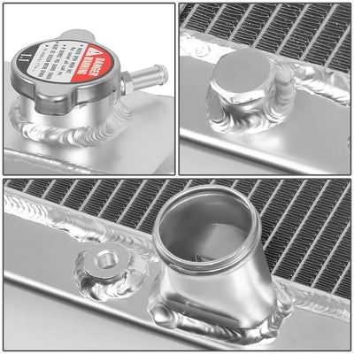 Performance 3-Rows Core Full Aluminum Radiator<br>65-66 Ford Mustang, 63-65 Mercury Comet