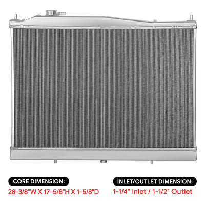 Perfoemance 3-Row Core Full Aluminum Radiator <br> 99-07 Chevy/GMC Silverado Sierra 1500 2500 Classic