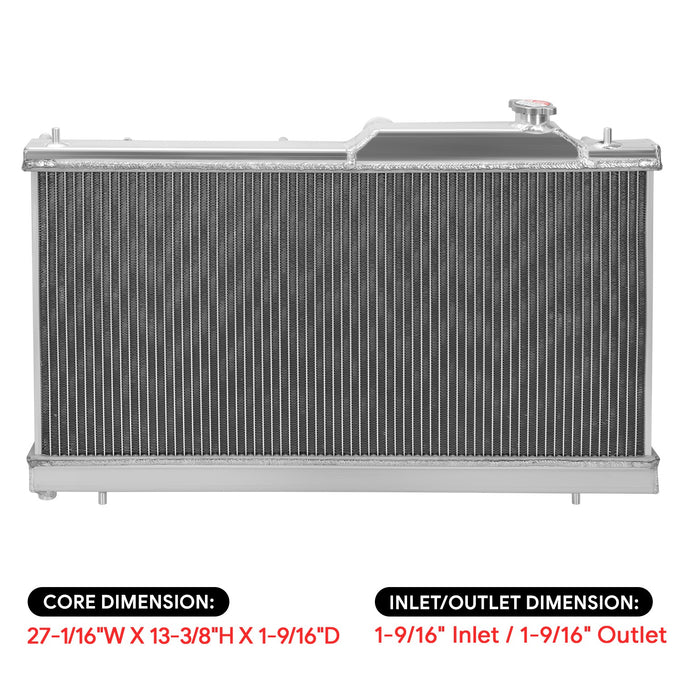 Perfoemance 2-Row Core Full Aluminum Radiator <br> 08-14 Subaru WRX STI