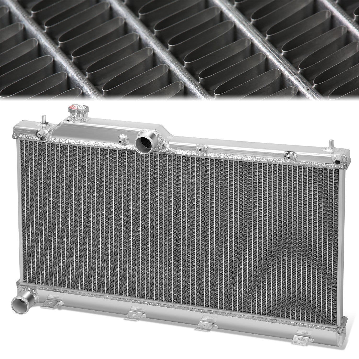 Perfoemance 2-Row Core Full Aluminum Radiator <br> 08-14 Subaru WRX STI