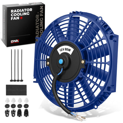Universal 12 in. Radiator Cooling Fan + Mounting Kit