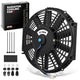 Universal 12 in. Radiator Cooling Fan + Mounting Kit