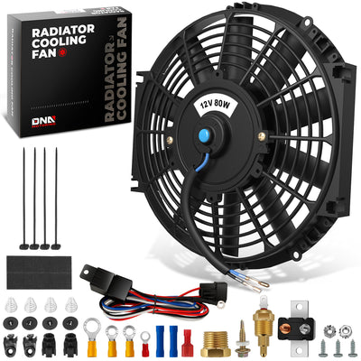 12 in. Electric Radiator cooling Fan+Switch Relay Kit