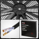 Pair Universal 16 in. Radiator Cooling Fan + Mounting Kit