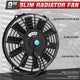 Pair 9 in. Radiator cooling Fan+Switch Relay Kit