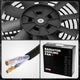 Pair Universal 9 in. Radiator Cooling Fan + Mounting Kit