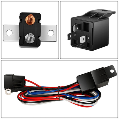 12V Radiator Fan Switch Relay Kit w/Adapter