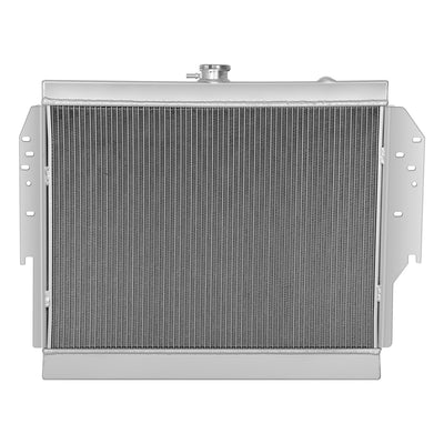 2 Rows Aluminum Racing Radiator with Fanshroud <br> 79-93 Dodge D/W-Series, Ramcharger, Cb300