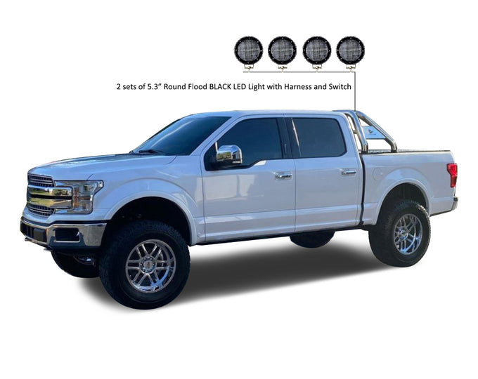 Classic Roll Bar Kit <br>09-10 Dodge Ram 1500, 17-23 Nissan Titan
