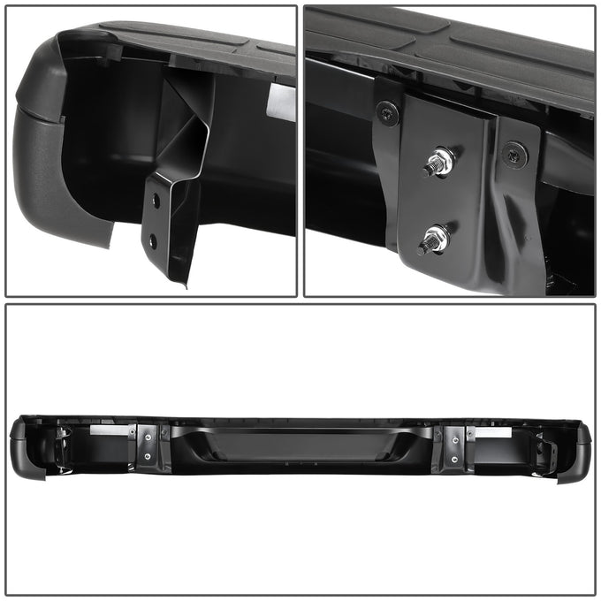 Rear Step Bumper (Black) <br> 96-23 Chevy Express/ GMC Savana 1500 2500 3500