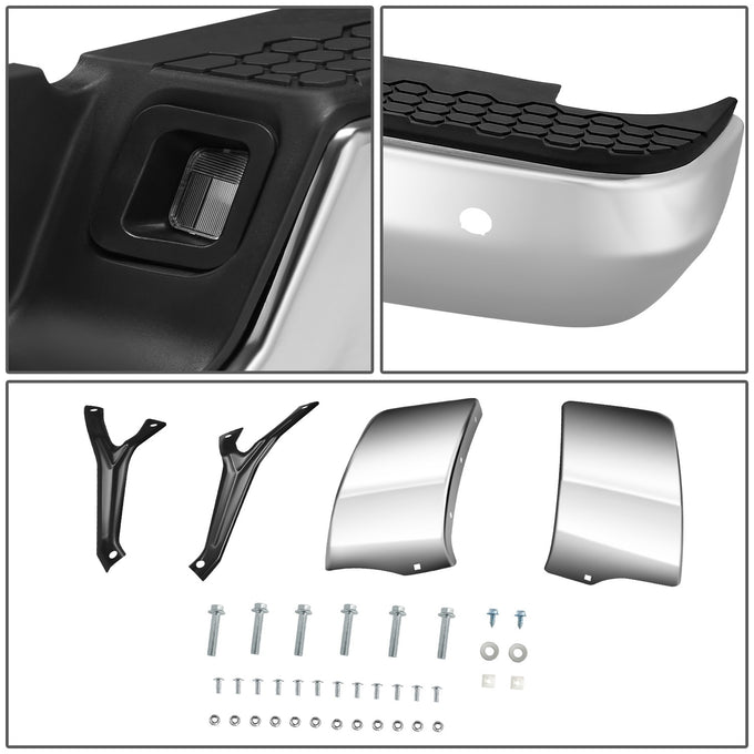 Rear Step Bumper+License Plate Lights <br>09-19 Dodge/Ram 1500 2500 3500