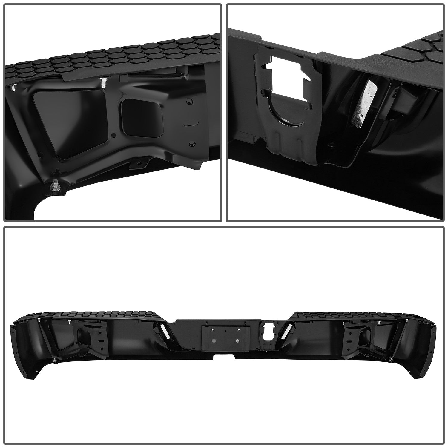 09-19 Dodge/Ram 1500 2500 3500 Rear Step Bumper + License Plate