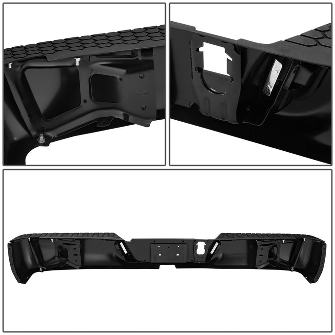 Rear Step Bumper + License Plate Lights <br> 09-19 Dodge/Ram 1500 2500 3500
