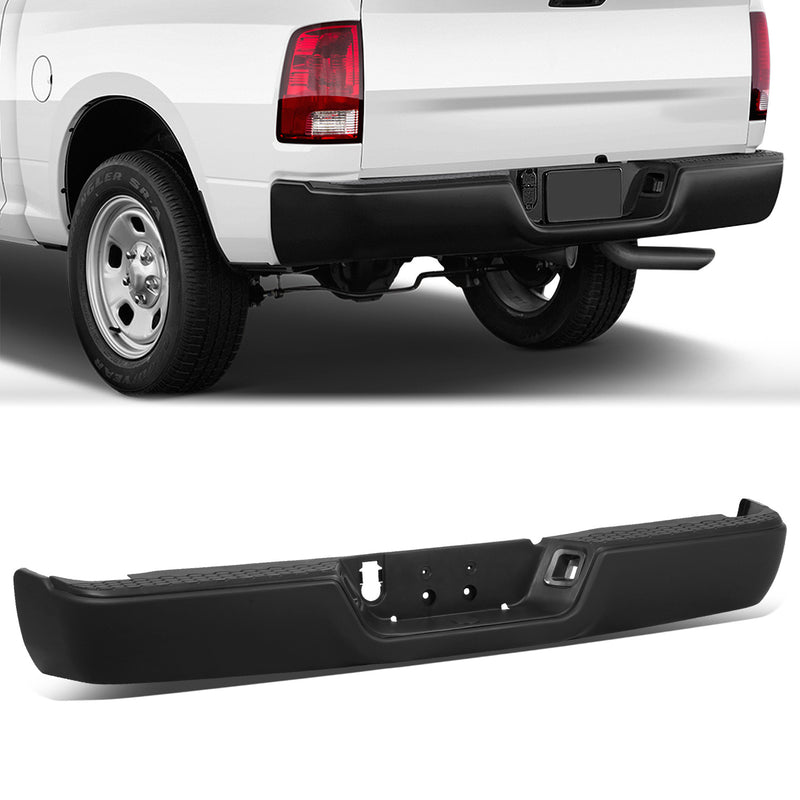 Rear Step Bumper + License Plate Lights <br> 09-19 Dodge/Ram 1500 2500 3500
