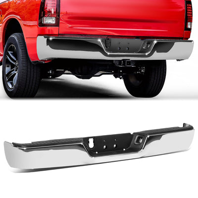 Rear Step Bumper w/License Plate Lights <br> 09-19 Dodge/Ram 1500 2500 3500