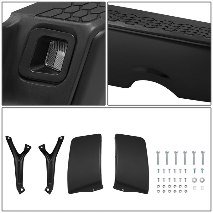 Modular Style Rear Step Bumper w/Dual Exhaust+License Plate Lights <br> 09-19 Dodge/Ram 1500 2500 3500