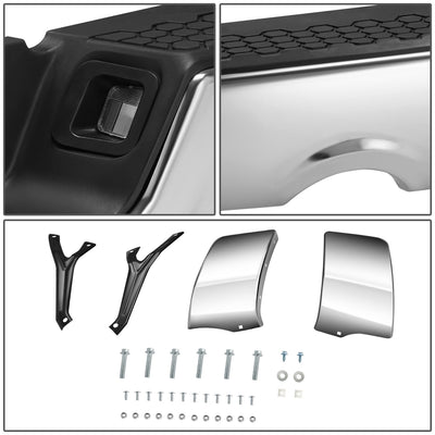 Rear Step Bumper w/Dual Exhaust & License Plate Lights <br> 09-19 Dodge Ram 1500 2500 3500