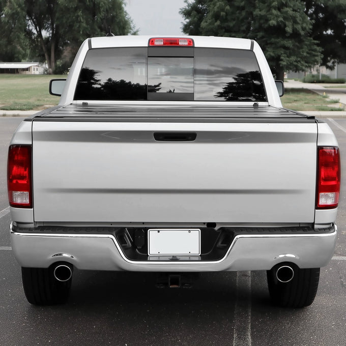 Rear Step Bumper w/Dual Exhaust & License Plate Lights <br> 09-19 Dodge Ram 1500 2500 3500